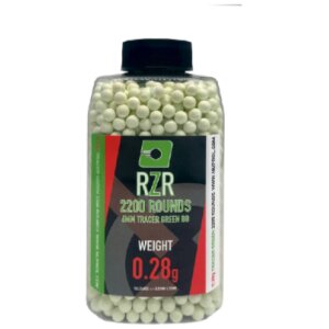 NUPROL RZR TRACER GREEN 0.28G 2200 ROUNDS