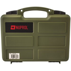 NUPROL SMALL HARD PISTOL CASE – GREEN (WAVE)