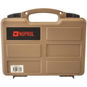 NUPROL SMALL HARD PISTOL CASE – TAN (WAVE)