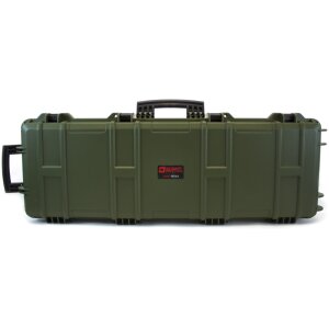 NUPROL LARGE HARD RIFLE CASE – GREEN (WAVE)