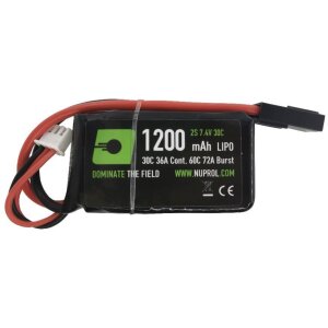 NUPROL POWER 1200MAH 7.4V 30C LIPO PEQ15 MICRO TYPE