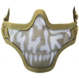 NUPROL SKULL MESH LOWER FACE PROTECTION MASK TAN