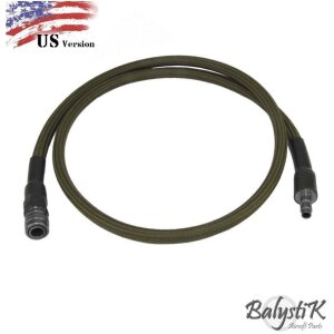 BALYSTIK 8MM DELUXE BRAIDED HPA LINE 100CM – BLACK