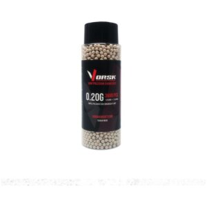 VORSK 0.20G AIRSOFT BB’S 3600 ROUND BOTTLE