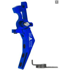 MAXX MODEL CNC ALUMINUM ADVANCED SPEED TRIGGER (STYLE B) ( BLUE )