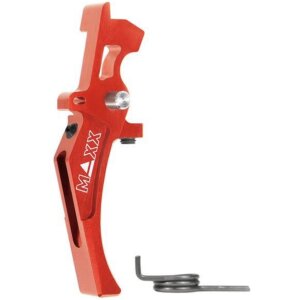 MAXX MODEL CNC ALUMINUM ADVANCED SPEED TRIGGER (STYLE D) (RED)