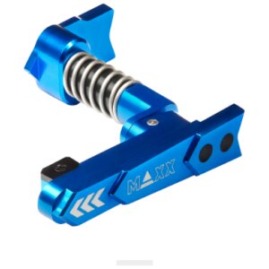 MAXX CNC ALUMINUM ADVANCED MAGAZINE RELEASE (STYLE A) (BLUE)