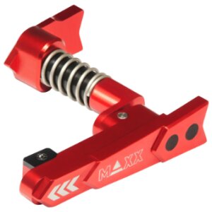 MAXX CNC ALUMINUM ADVANCED MAGAZINE RELEASE (STYLE A) ( RED )