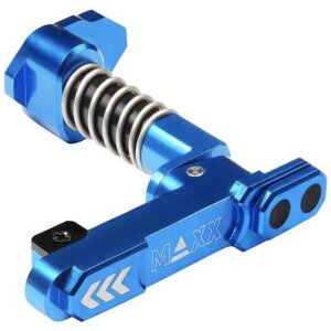 MAXX MODEL CNC ALUMINUM ADVANCED MAGAZINE RELEASE (STYLE B) (BLUE)