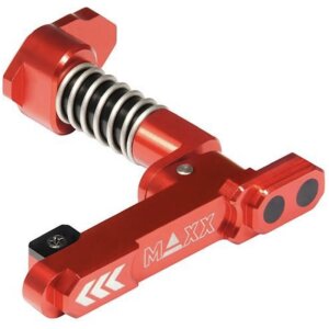 MAXX MODEL CNC ALUMINUM ADVANCED MAGAZINE RELEASE (STYLE B) (RED)